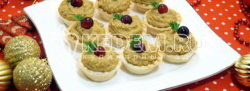 тарталетки с паштетом из фасоли. Шаг 9