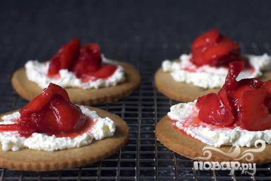 Рецепт тарталеток с рикоттой и клубникой