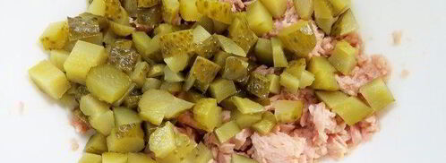 тарталетки с салатом из тунца. Шаг 2