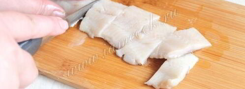 тарталетки с сельдью и творогом. Шаг 3