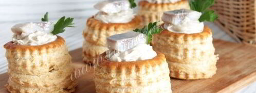 тарталетки с сельдью и творогом. Шаг 9