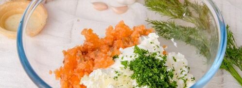 тарталетки с семгой и сыром. Шаг 4