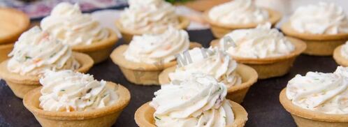 тарталетки с семгой и сыром. Шаг 7