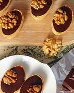 Тарталетки с шоколадной начинкой