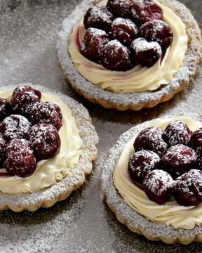 Тарталетки Снегурочкина вишня