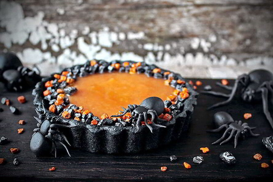 Рецепт черного тарта hello halloween