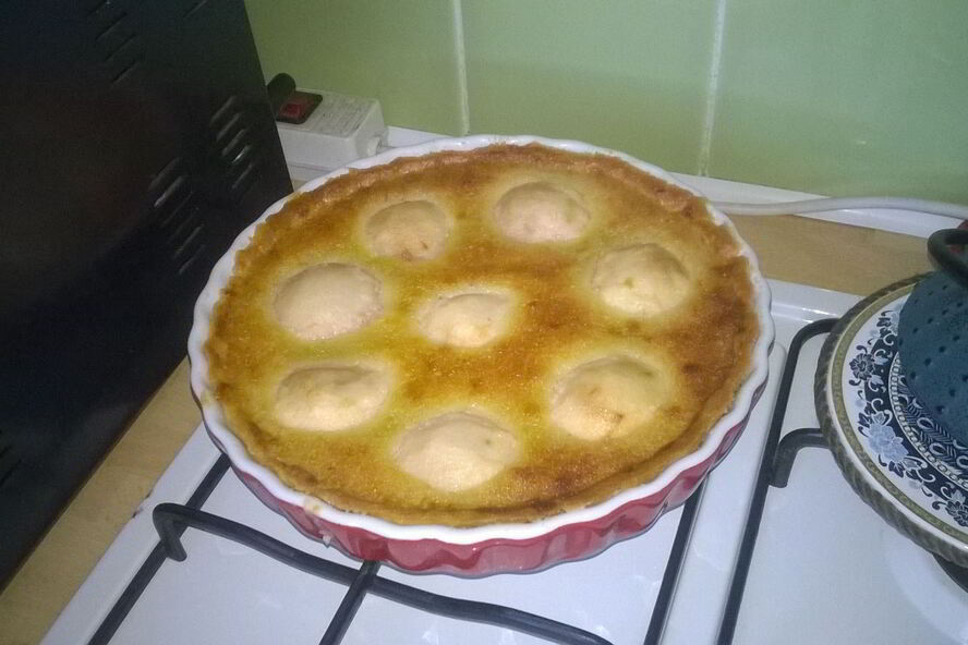 Рецепт грушевого тарта с кремом франжипан