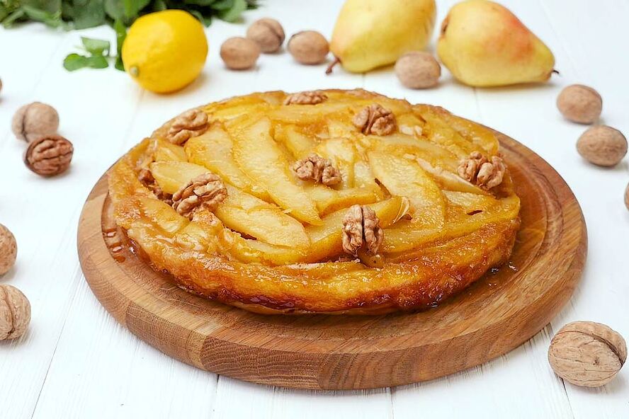 Рецепт грушевого тарта татен