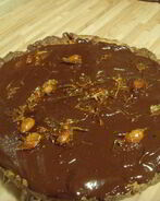 Карамельно-шоколадный тарт