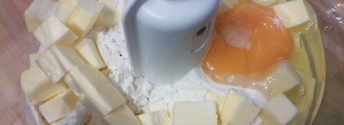 картофельный тарт на тыквенном тесте. Шаг 2