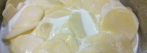 картофельный тарт на тыквенном тесте. Шаг 7