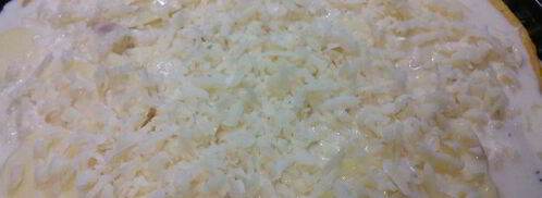 картофельный тарт на тыквенном тесте. Шаг 10