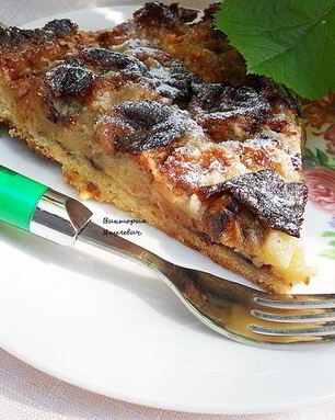 Нежный банановый тарт