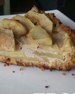 Овсяный тарт с яблоками