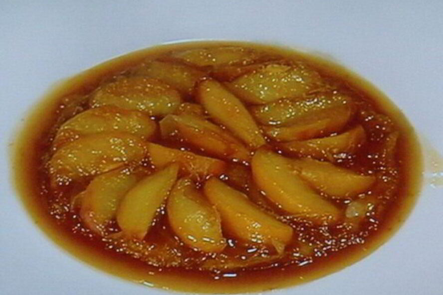 Рецепт персикового тарта татен