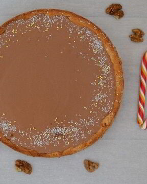 Шоколадно-банановый тарт