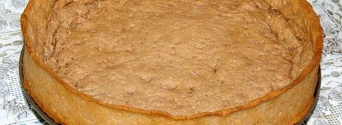 шоколадно-творожный тарт-суфле с малиной. Шаг 5