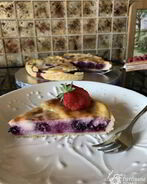 Тарт с ежевикой