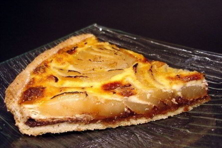 Рецепт тарта с грушей и шоколадом