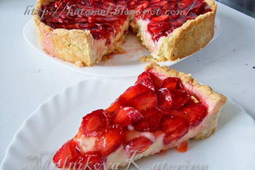 Рецепт тарта с клубникой и розмариновым кремом