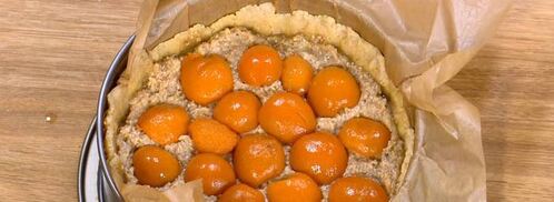 тарт с консервированными абрикосами. Шаг 8