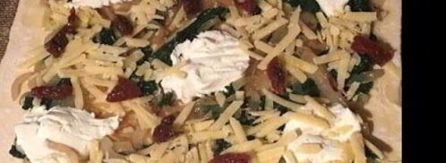 тарт с козьим сыром и шпинатом. Шаг 6