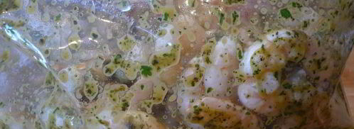 тарт с креветками и луком-пореем. Шаг 3