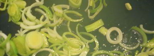 тарт с креветками и луком-пореем. Шаг 5