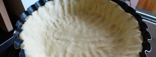 тарт с малиной, заварным кремом и шоколадной прослойкой. Шаг 2