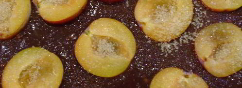 тарт с шоколадным кремом и сливами. Шаг 9