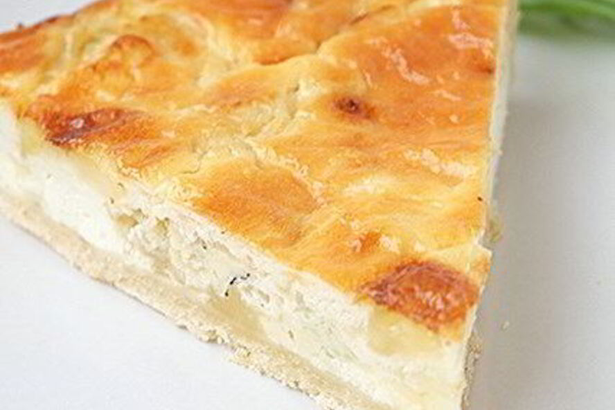 Рецепт тарта с сыром и луком