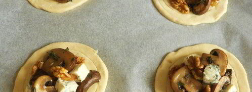 тарты с грибами и грецкими орехами. Шаг 5