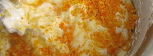 творожный тарт с мандариновым соусом. Шаг 11