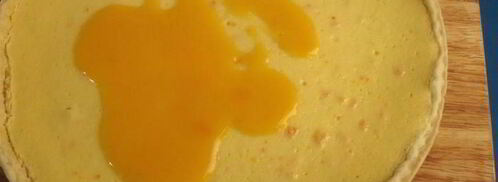 творожный тарт с мандариновым соусом. Шаг 15