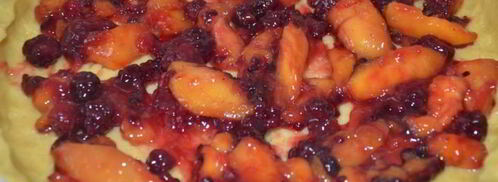 творожный тарт с персиками. Шаг 7