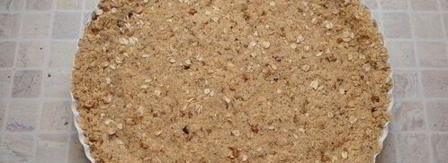 тыквенный тарт с апельсином на ореховом тесте. Шаг 4