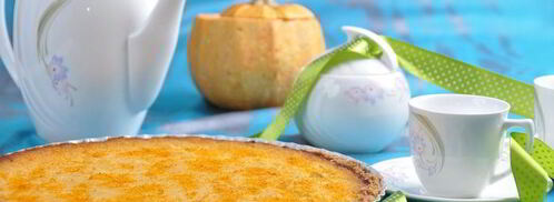 тыквенный тарт с апельсином на ореховом тесте. Шаг 10