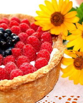 Ягодная тартинка