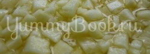 заливной яблочный тарт с вином. Шаг 3