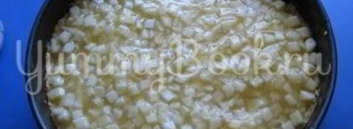 заливной яблочный тарт с вином. Шаг 8