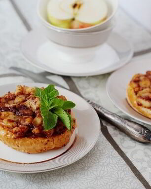 Французские тосты с яблоками