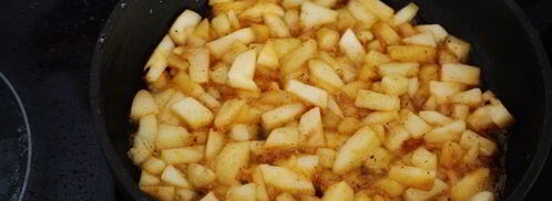 французские тосты с яблоками. Шаг 4