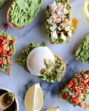 Тосты с авокадо