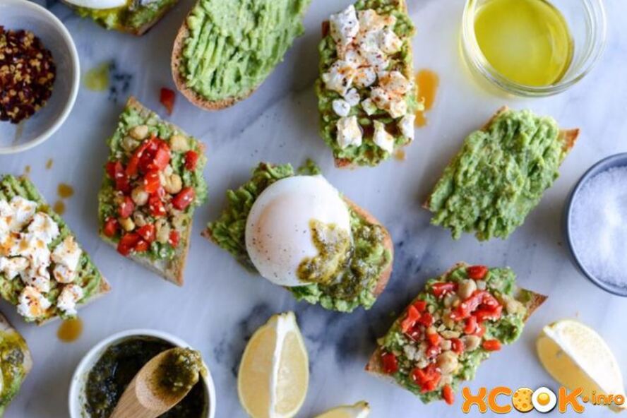 Рецепт тостов с авокадо