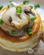 Волованы из слоеного теста