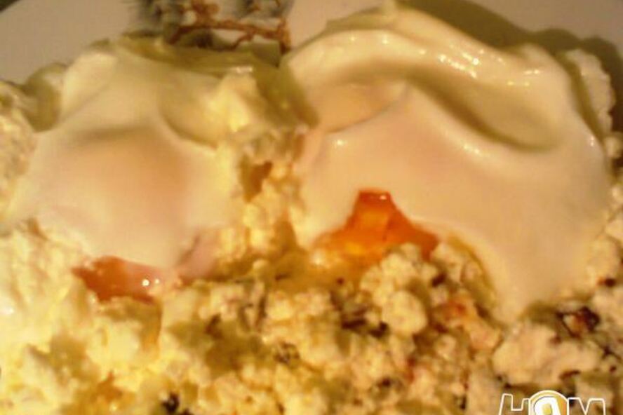 Рецепт глазуньи с творогом