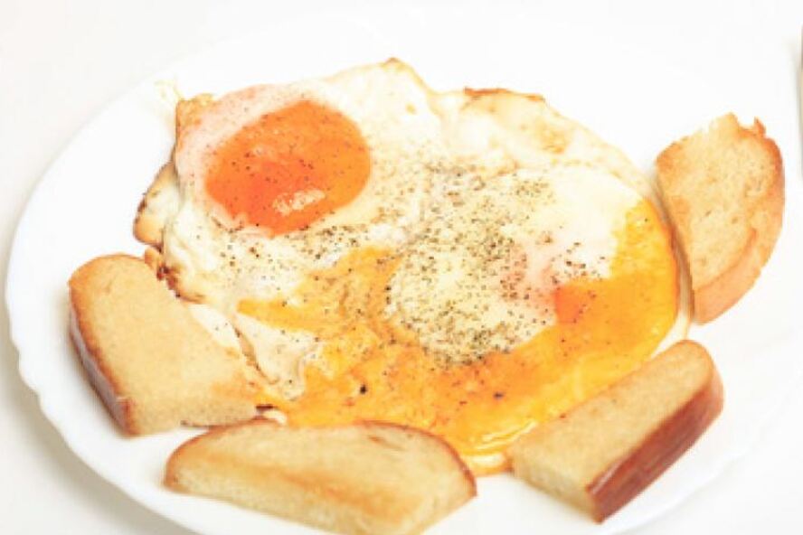 Рецепт митьковской яичницы