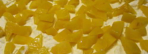 торт яичница с персиками. Шаг 8