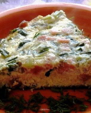 Яичница на кефире