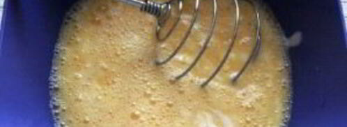 яичница на кефире. Шаг 2